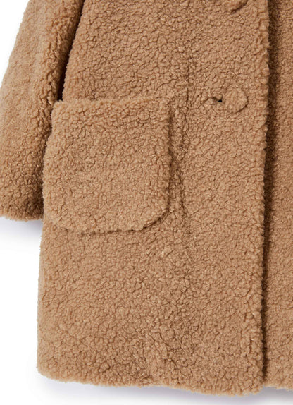 Girls Bran Beige Coat