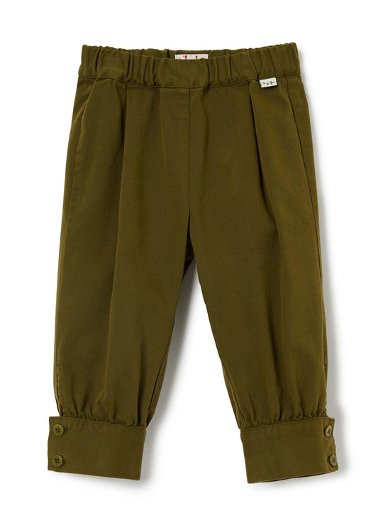 Girls Hunter Green Trousers