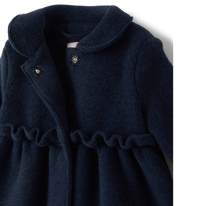 Girls Navy Coat