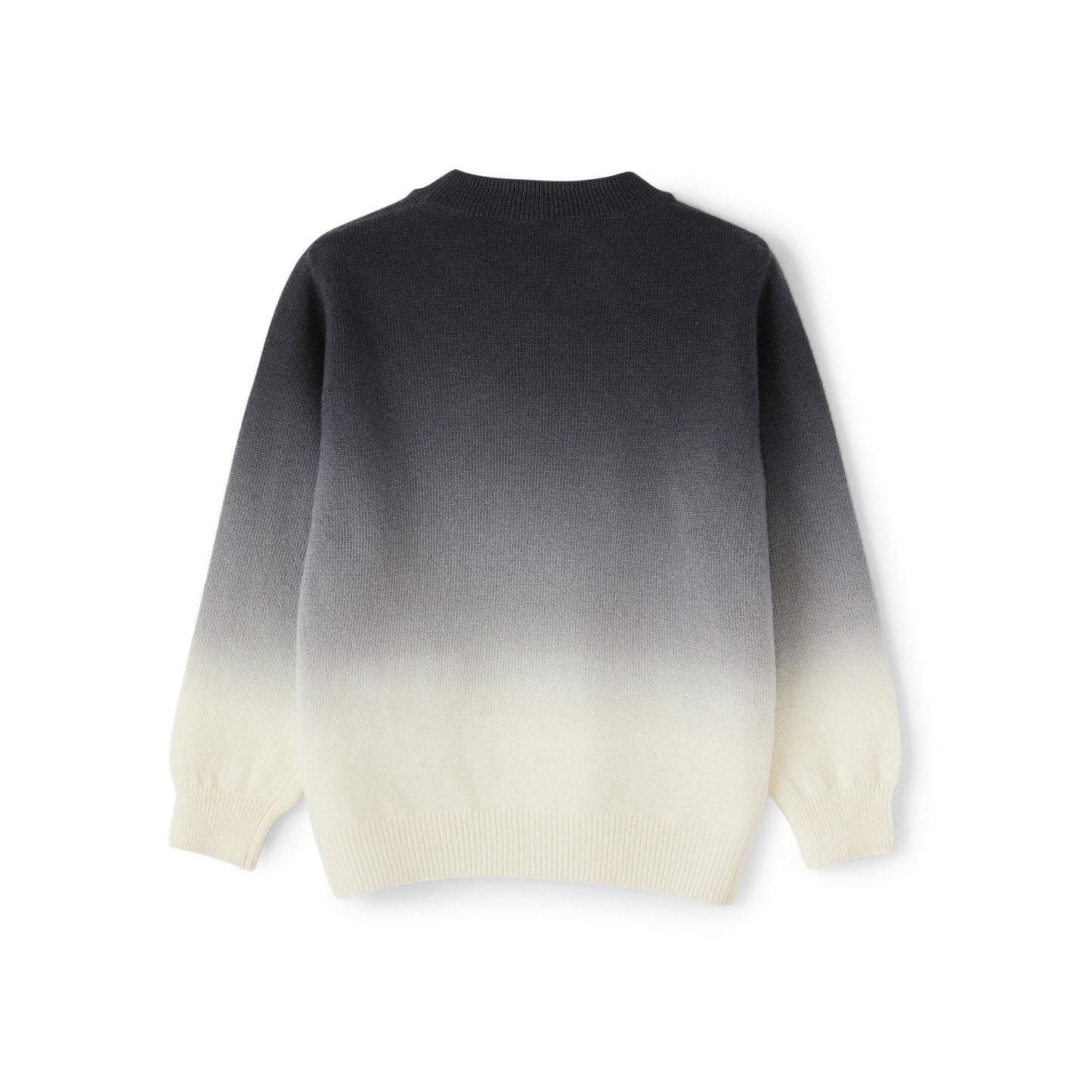 儿童深灰色羊毛毛衣