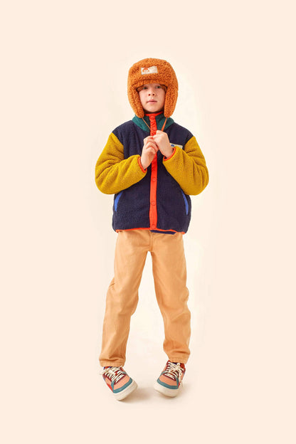 儿童藏青色夹克
