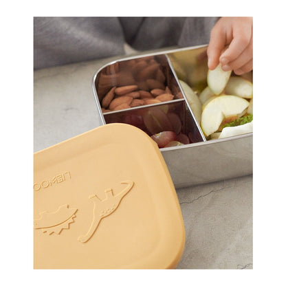 儿童黄色恐龙饭盒