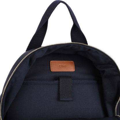 女童藏青色Logo背包 (36cm)