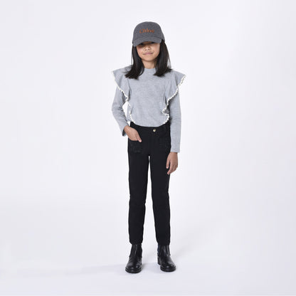 女童灰色Logo棒球帽