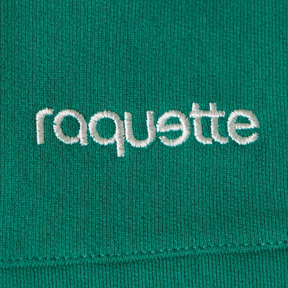 女童绿色Logo棉短裙