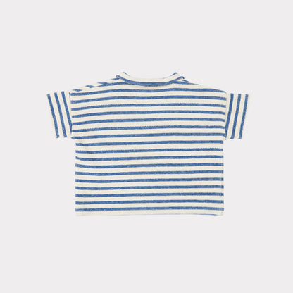 Baby Boys Blue Stripe Cotton Set