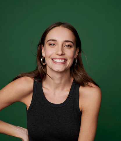 女童黑色棉背心