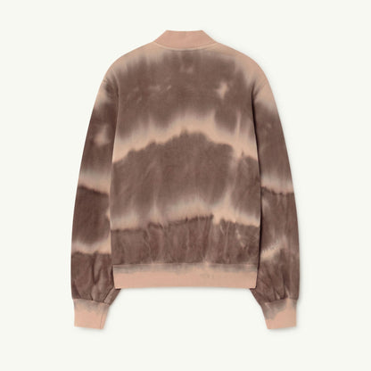 儿童深粉色拉链上衣