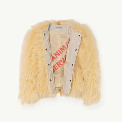 女童米色Logo夹克