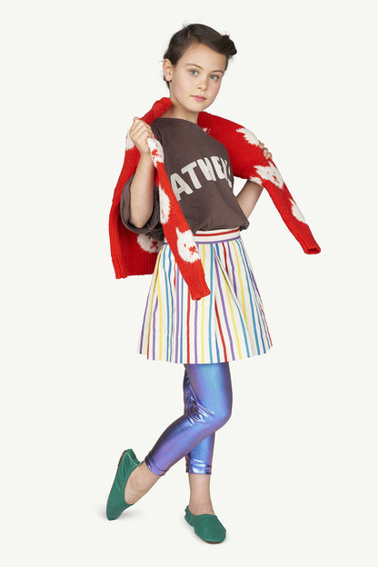 儿童红色羊毛毛衣