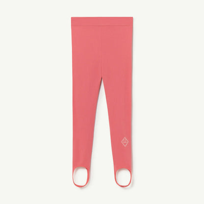 女童粉色Logo打底裤