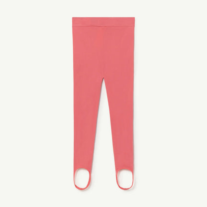 女童粉色Logo打底裤