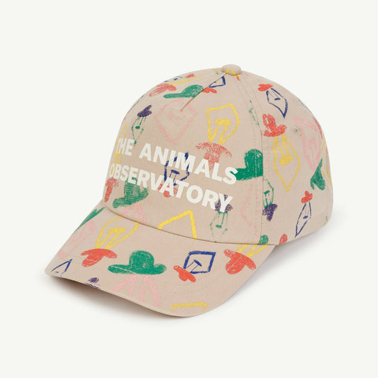 儿童灰色印花Logo帽子