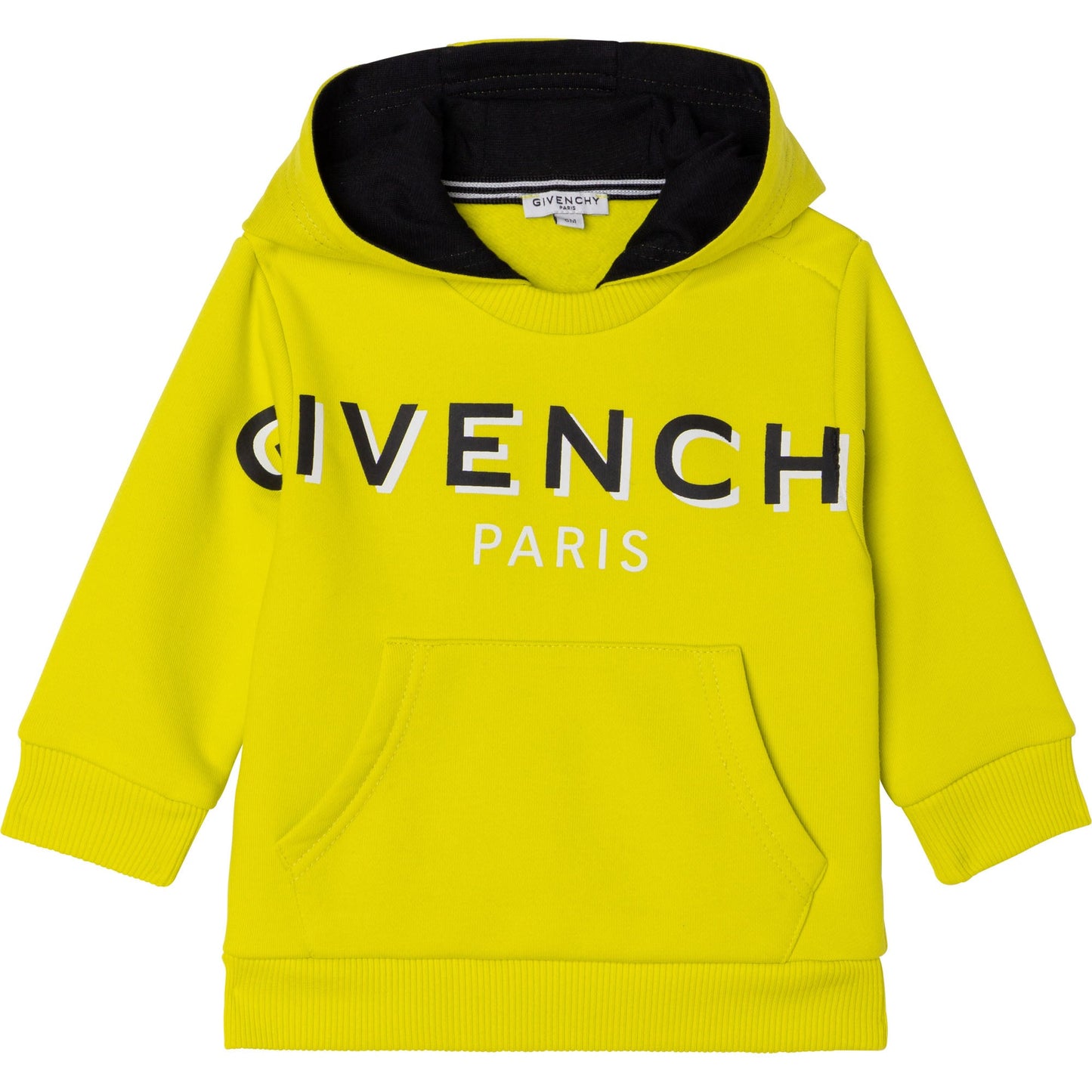 Baby Boys Yellow Logo Hooded Sweatshirt