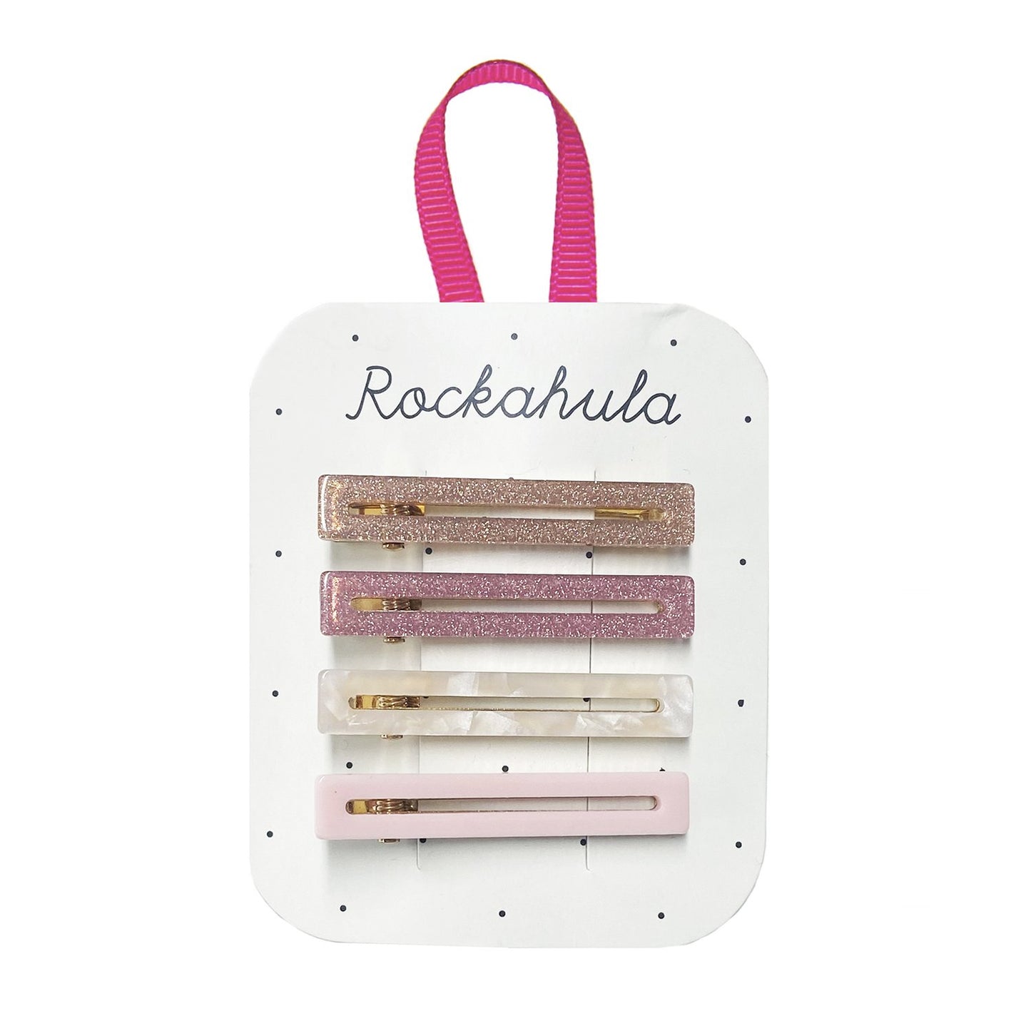 Pink & Retro Acrylic Bar Clips
