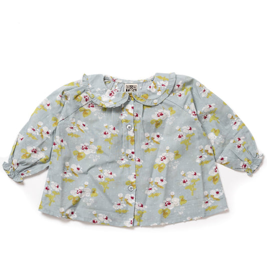Baby Girls Fleur Peinte Cotton Blouse