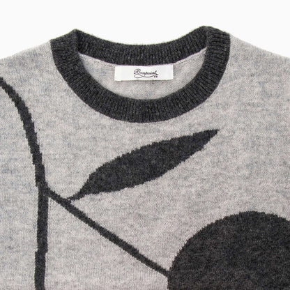 Girls Light Grey Cashmere Jumper