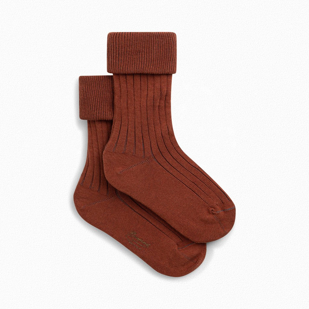 Boys & Girls Praline Brown Socks