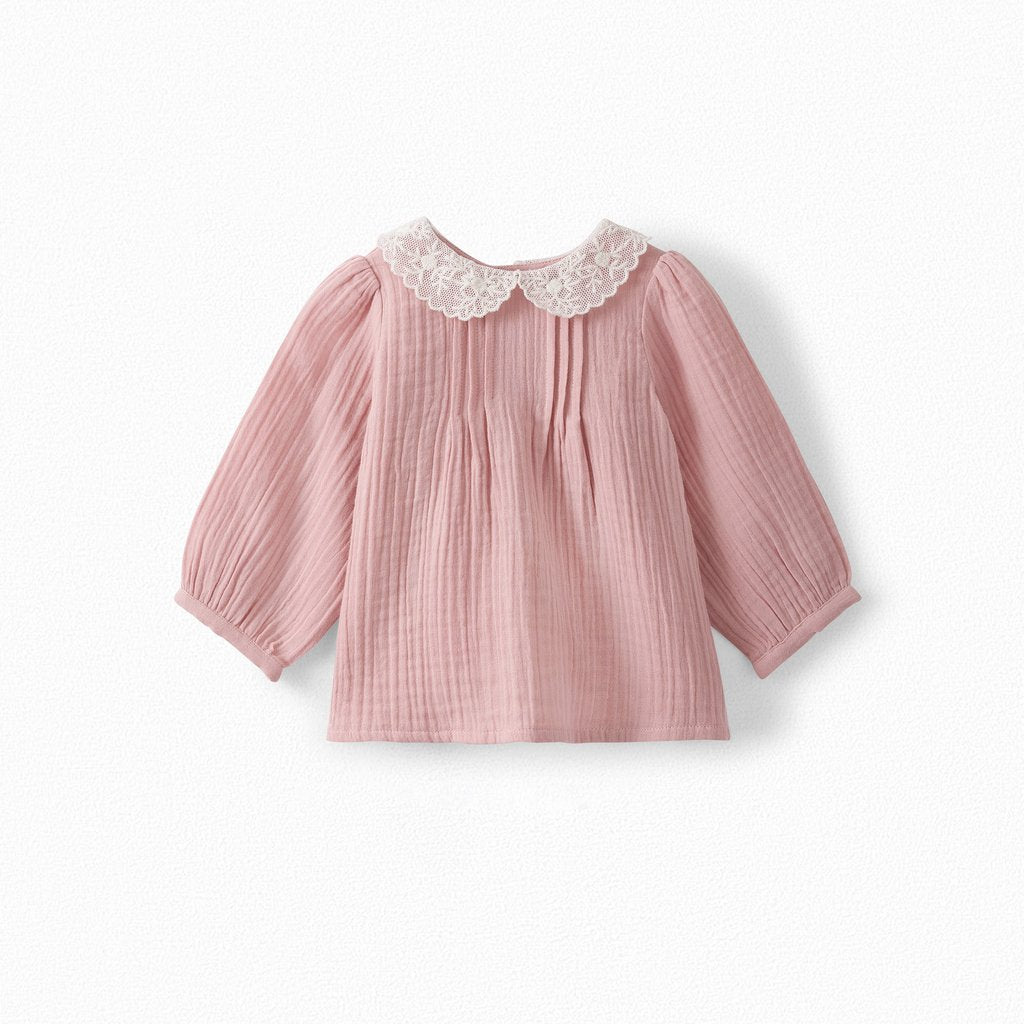 Girls Faded Pink Blouse