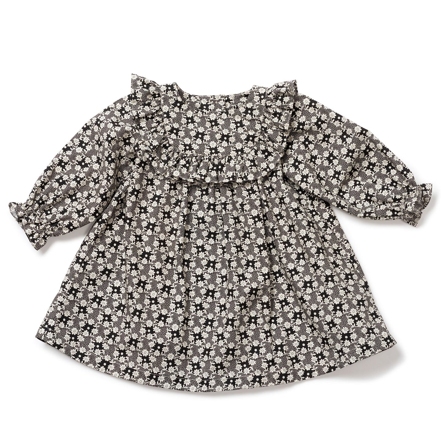 Baby Girls Noir Cotton Dress