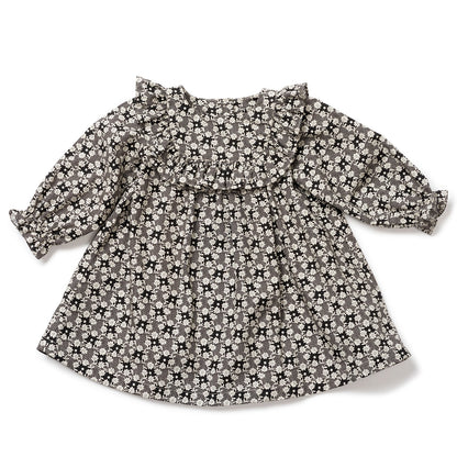 Baby Girls Noir Cotton Dress