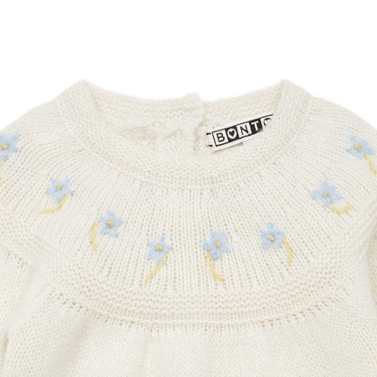 婴儿白色羊毛连体衣