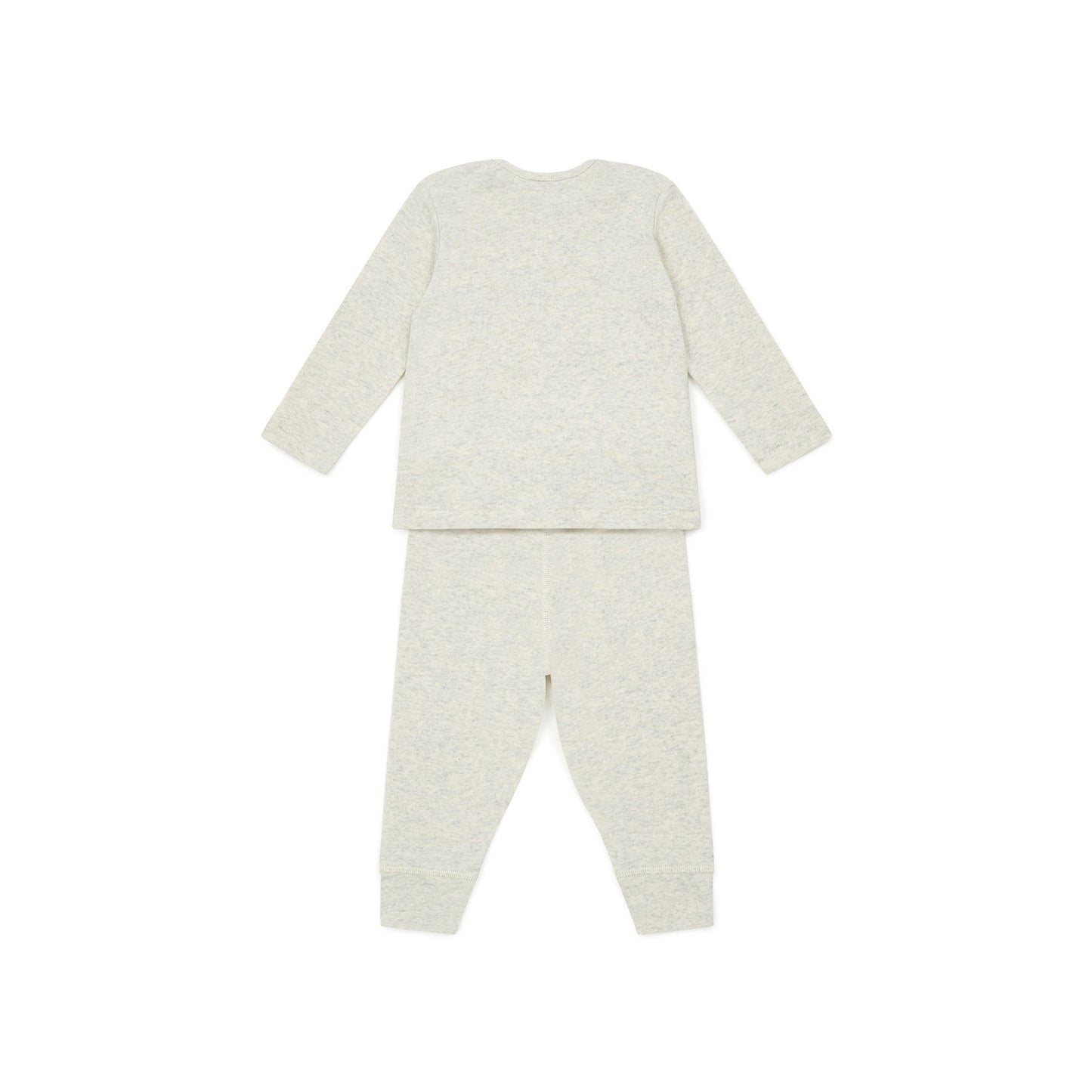 婴儿灰色棉套装