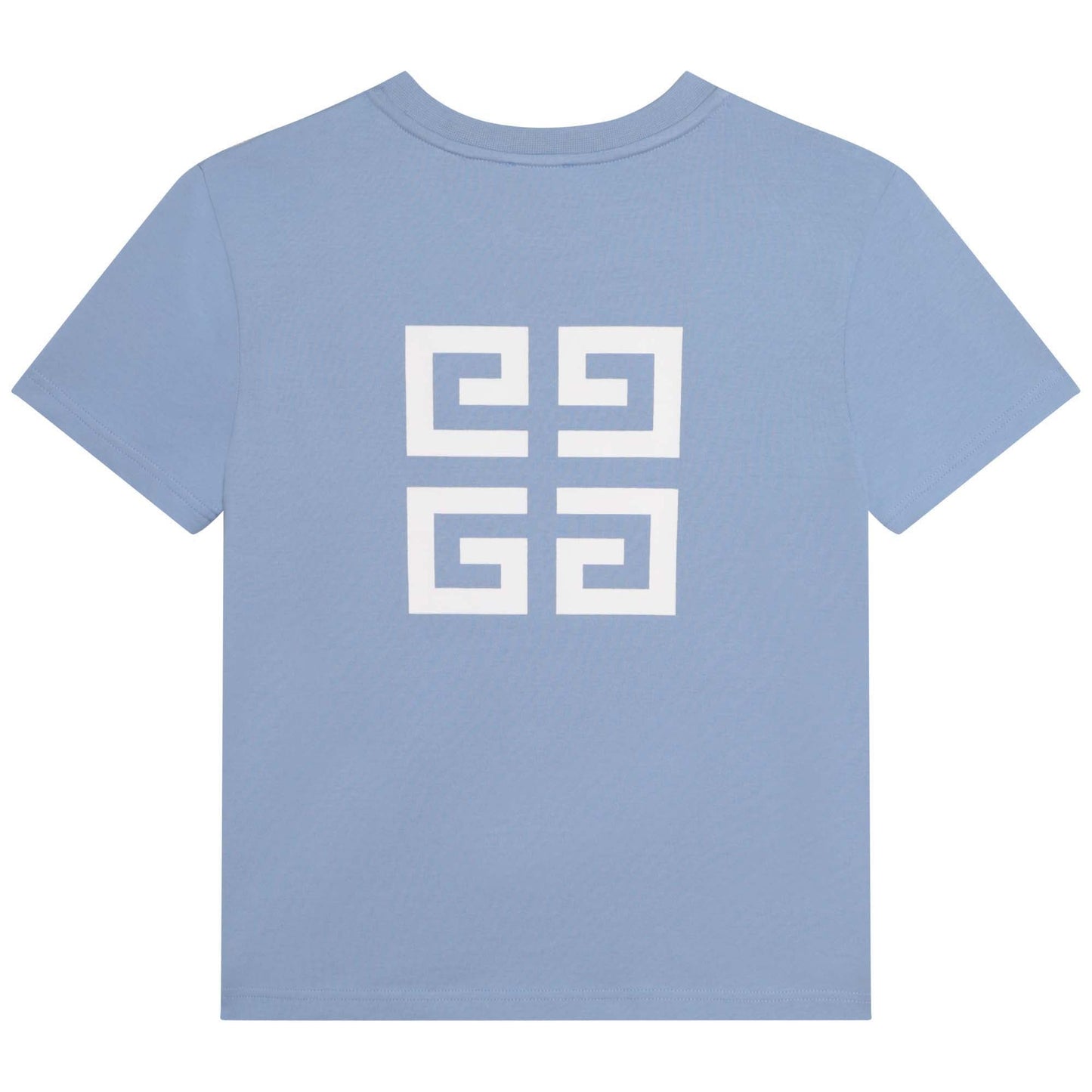 男童蓝色Logo棉T恤