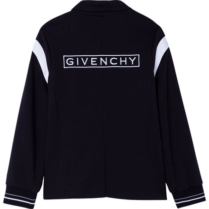 男童黑色Logo套装外套