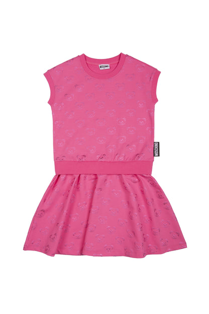 Girls Pink Cotton Dress