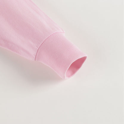 Girls Pink Languages Cotton Top