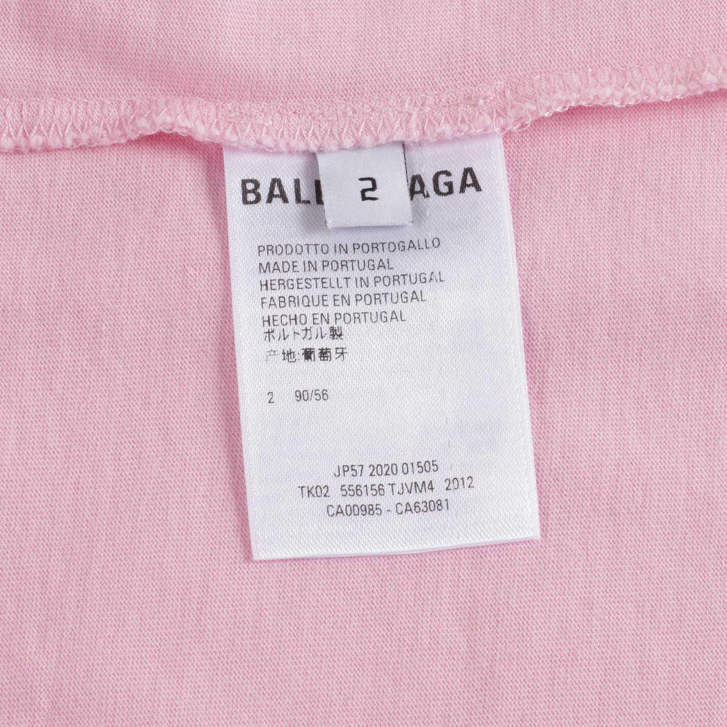 Girls Pink Languages Cotton Top