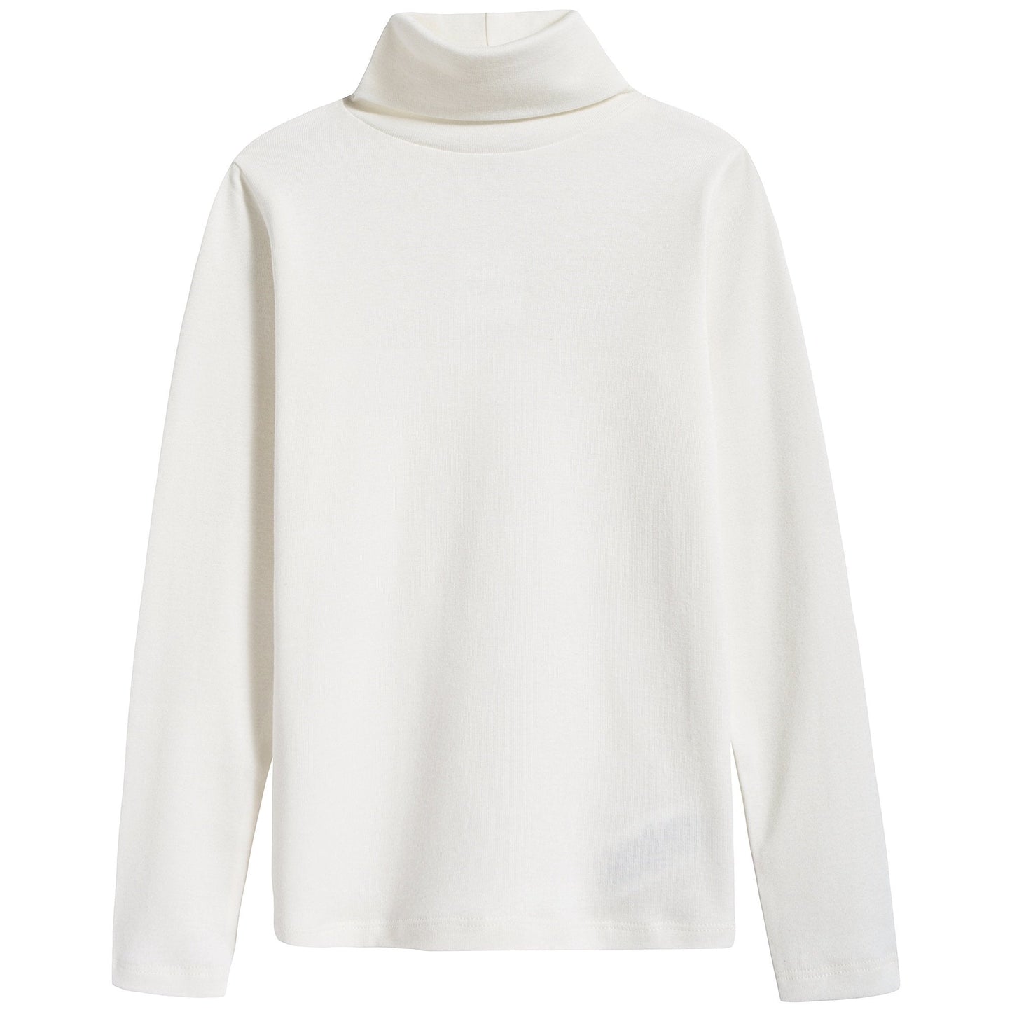 Girls White Turtleneck
