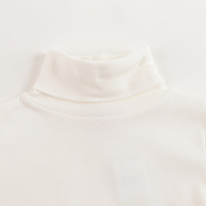 Girls White Turtleneck