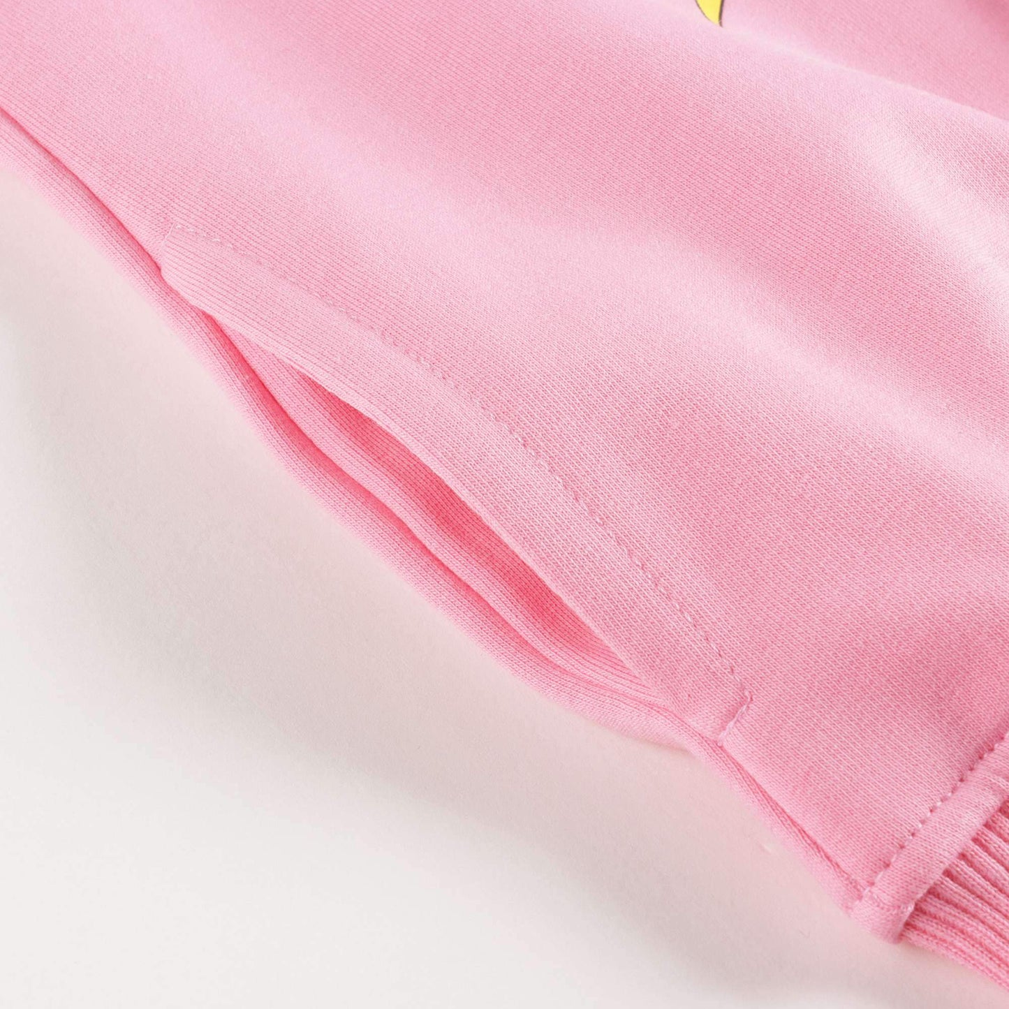 女童粉色Logo棉卫衣