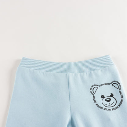 男婴蓝色棉长裤