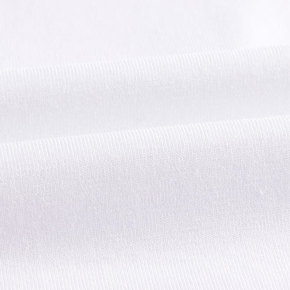 女童白色Logo棉T恤