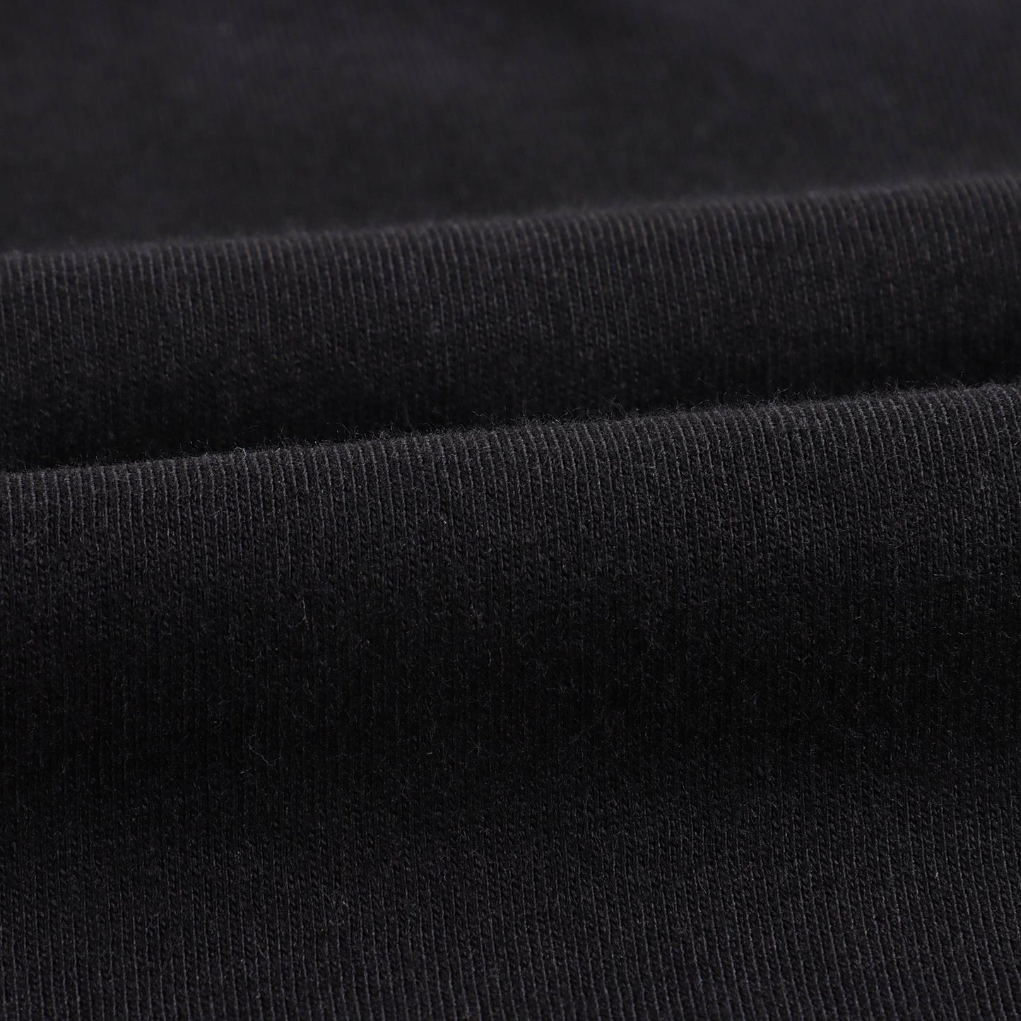 女童黑色闪光Logo棉T恤