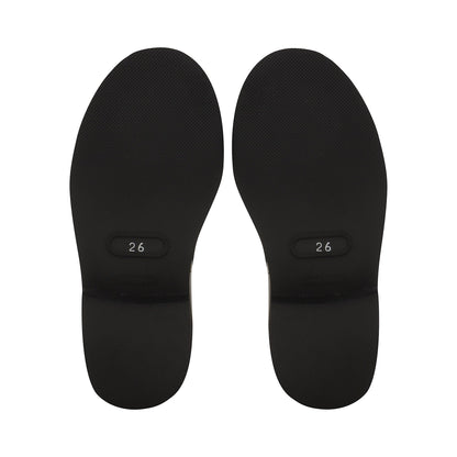 儿童黑色泰迪熊小熊平底鞋