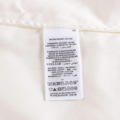 女童白色棉上衣