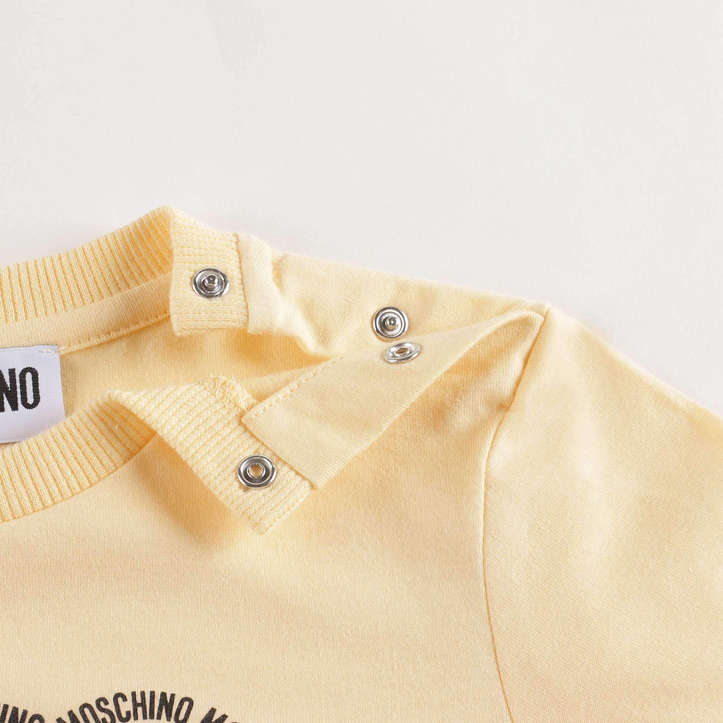 婴儿黄色Logo棉T恤