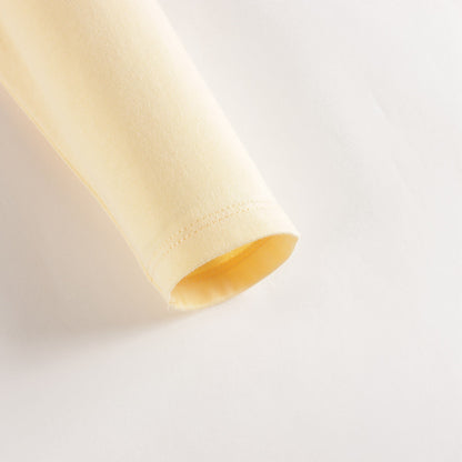 婴儿黄色Logo棉T恤