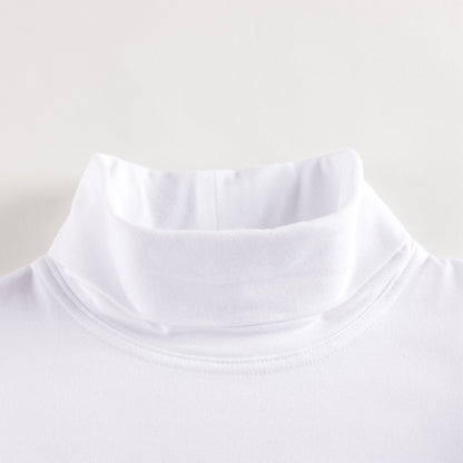 女童白色棉T恤