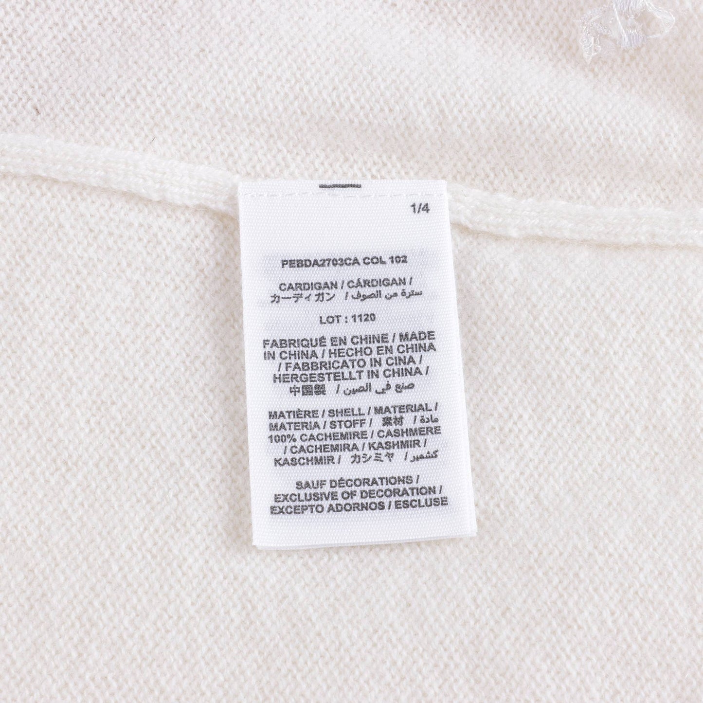 Baby Boys & Girls White Cardigan