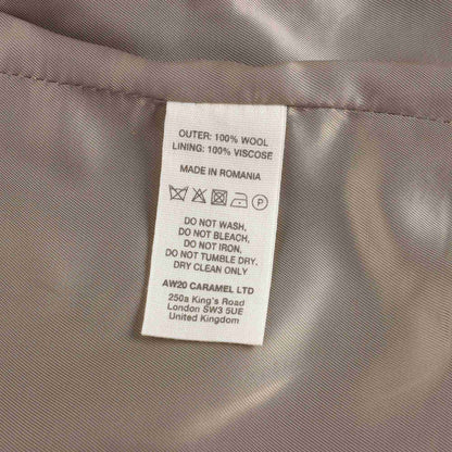 男童卡其色羊毛夹克