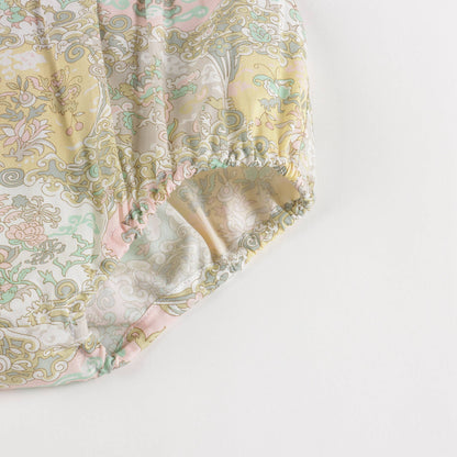 Baby Girls Yellow Printing Cotton Bloomers