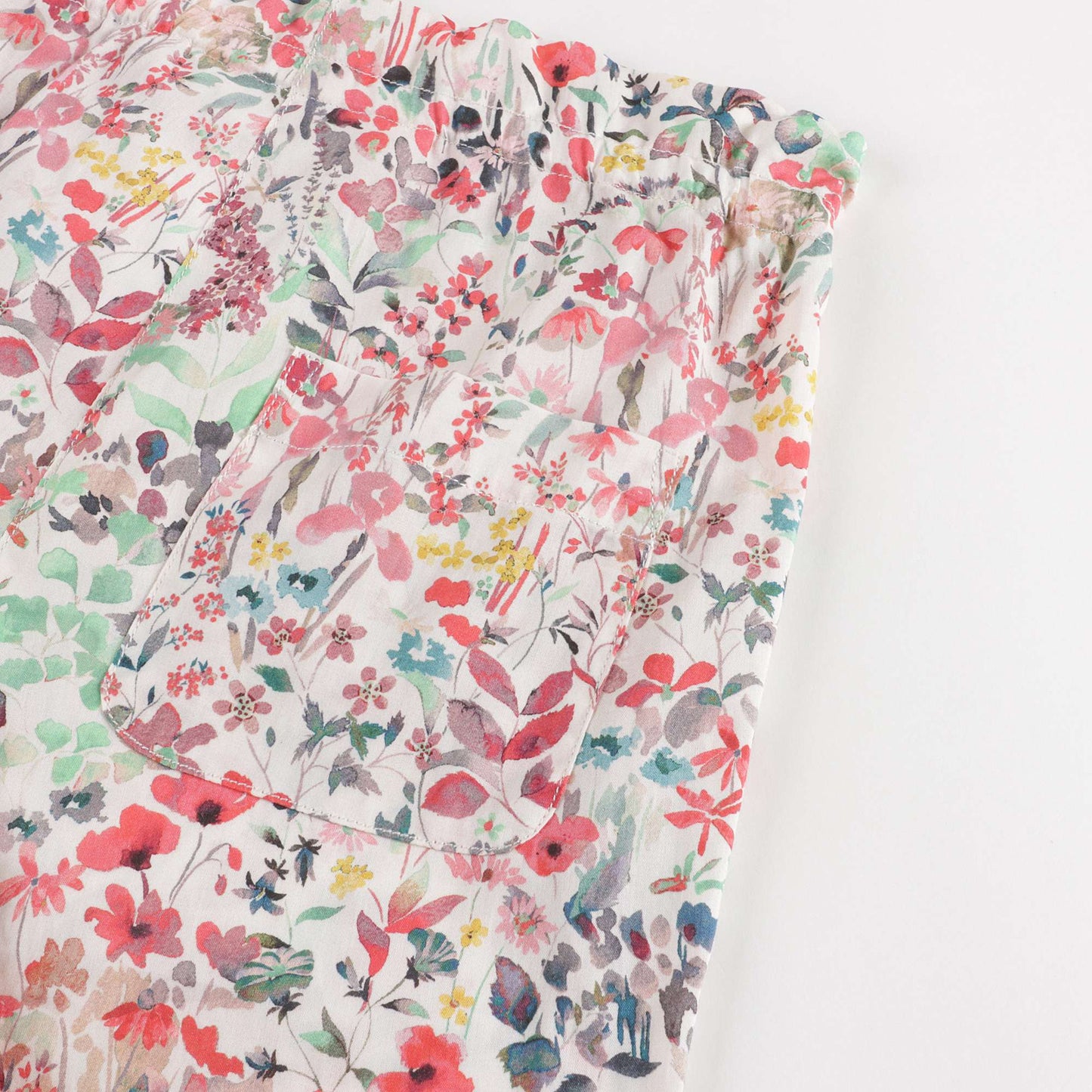 Baby Girls Multicolor Cotton Trousers
