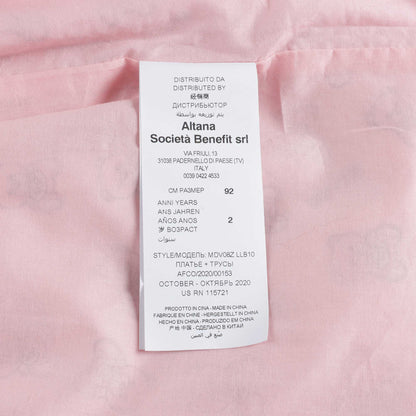 Baby Girls Pink Toy Cotton Dress