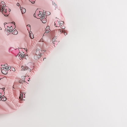 Baby Girls Pink Toy Cotton Dress