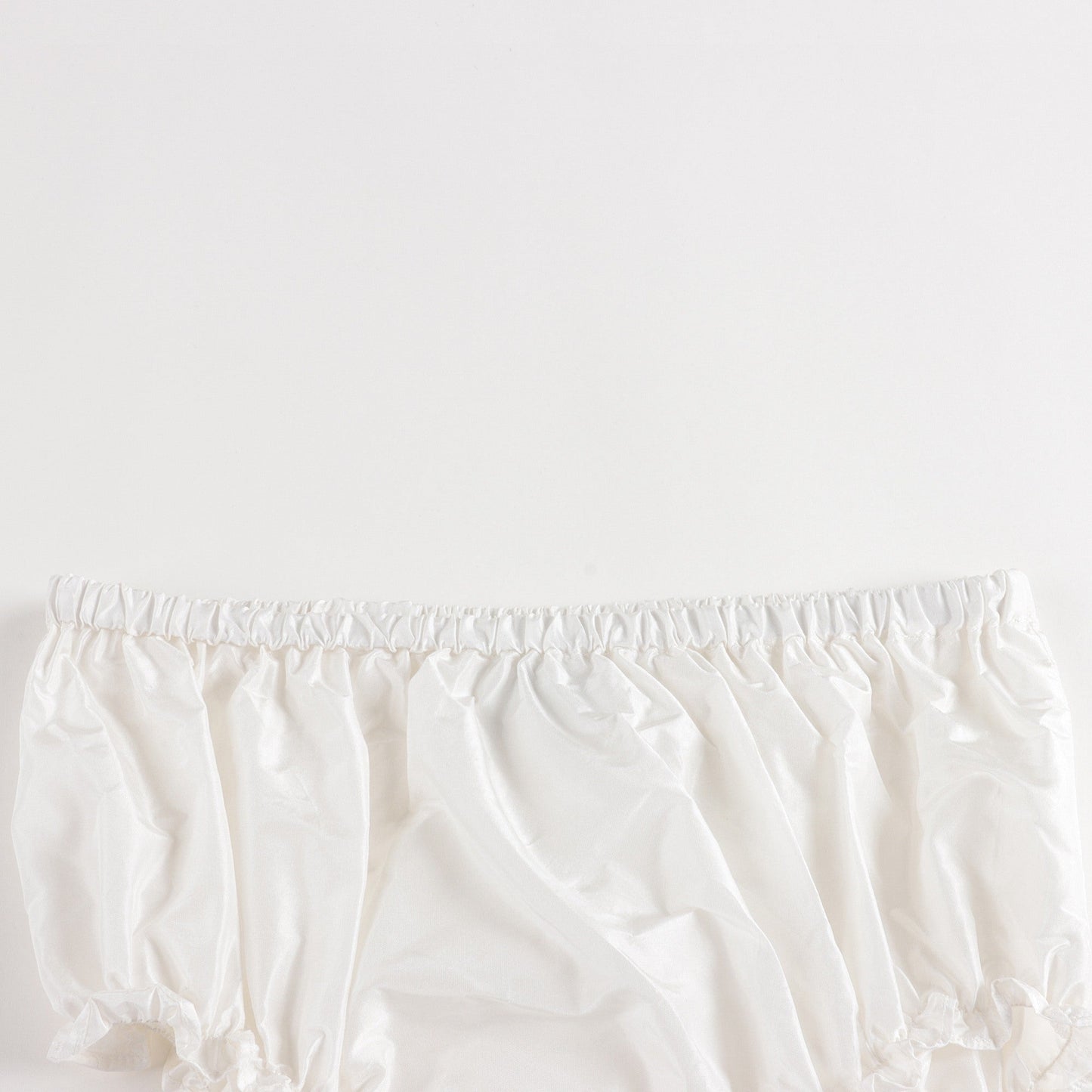 Baby Girls White Silk Dress